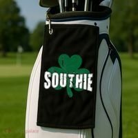 Southie Boston Irish Saint Patrick's Day Funny Golf Towel thumb 2