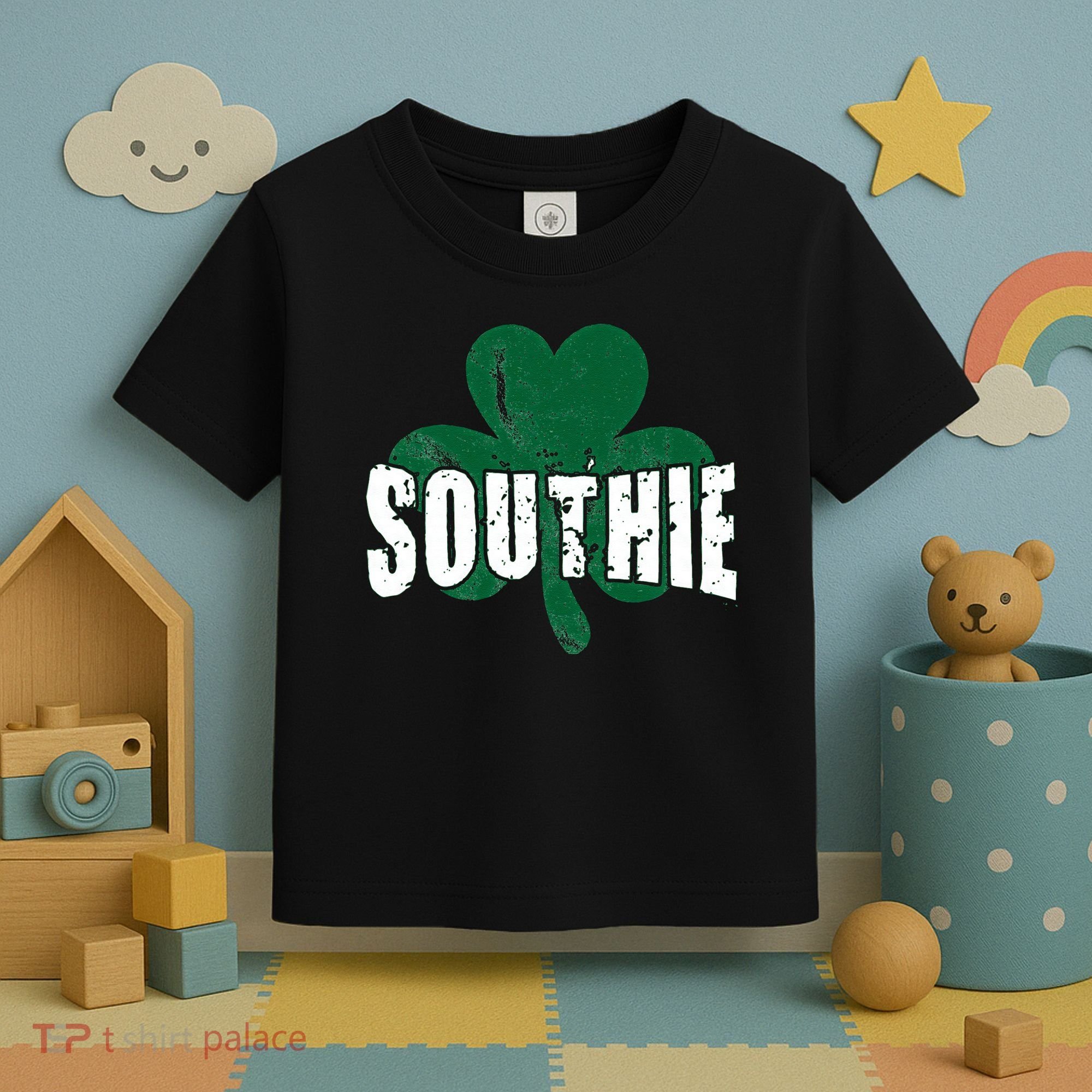 Southie Boston Irish Saint Patrick's Day Funny Toddler T-Shirt