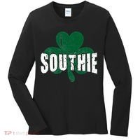 Southie Boston Irish Saint Patrick's Day Funny Women's Long Sleeve Shirt thumb 0