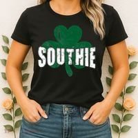 Southie Boston Irish Saint Patrick's Day Funny Women's T-Shirt thumb 2