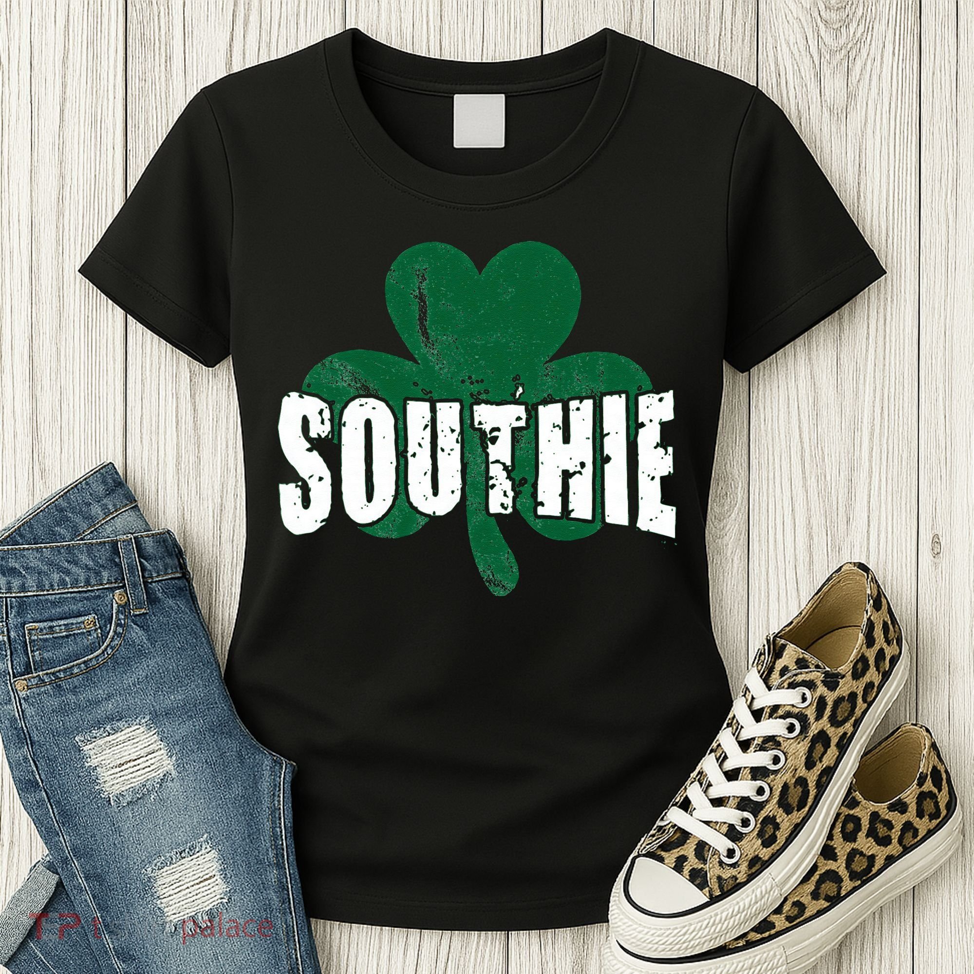 Southie Boston Irish Saint Patrick's Day Funny Women's T-Shirt