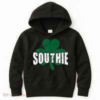 Southie Boston Irish Saint Patrick's Day Funny Kids Hoodie thumb 0