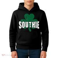 Southie Boston Irish Saint Patrick's Day Funny Kids Hoodie thumb 4