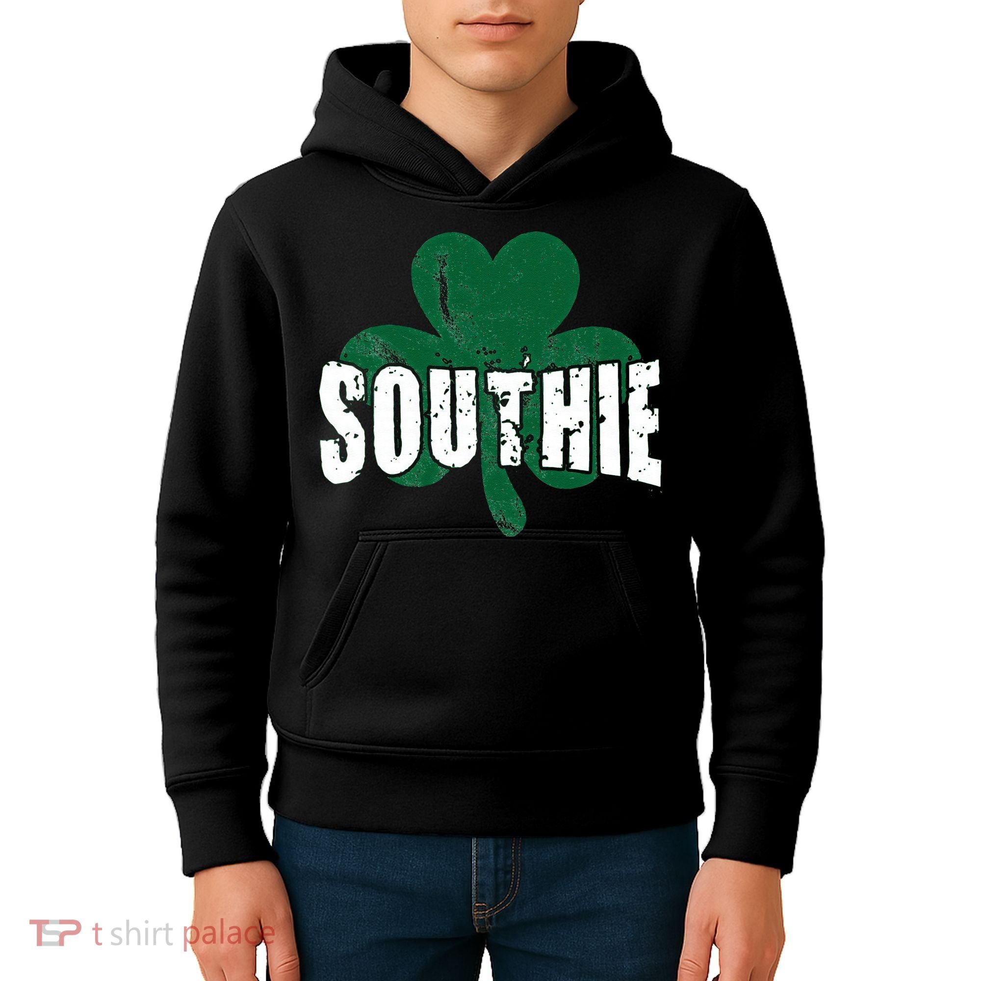 Southie Boston Irish Saint Patrick's Day Funny Kids Hoodie
