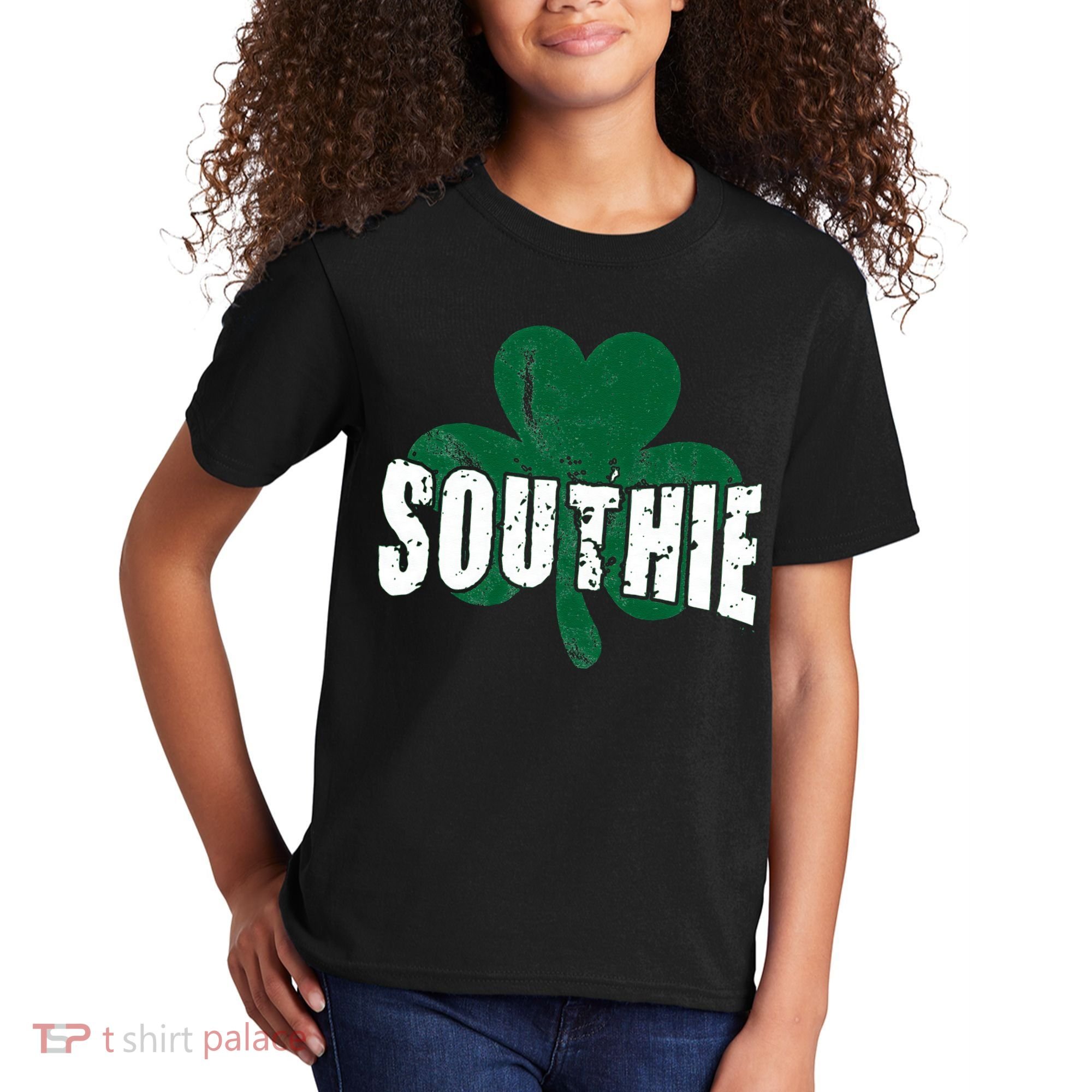 Southie Boston Irish Saint Patrick's Day Funny Kids T-Shirt
