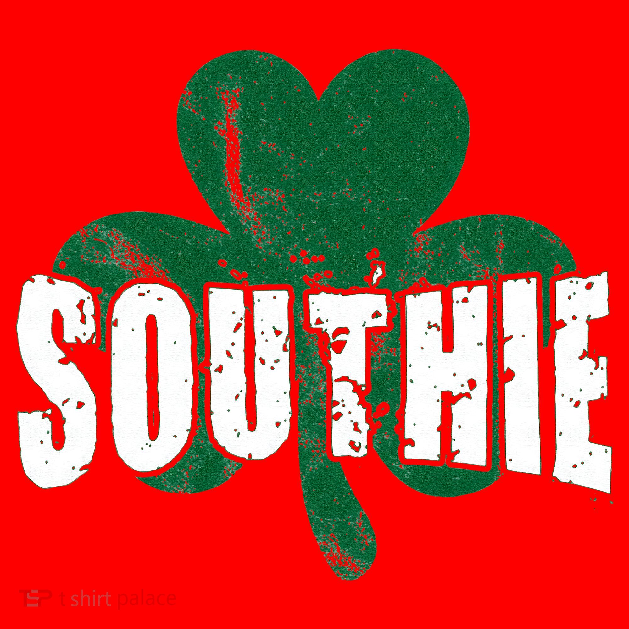 Southie Boston Irish Saint Patrick's Day Funny Santa Hat