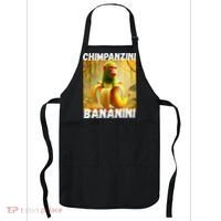 Shimpanzini Bananini Italian Brainrot Chimpanzee And Banana Apron thumb 0