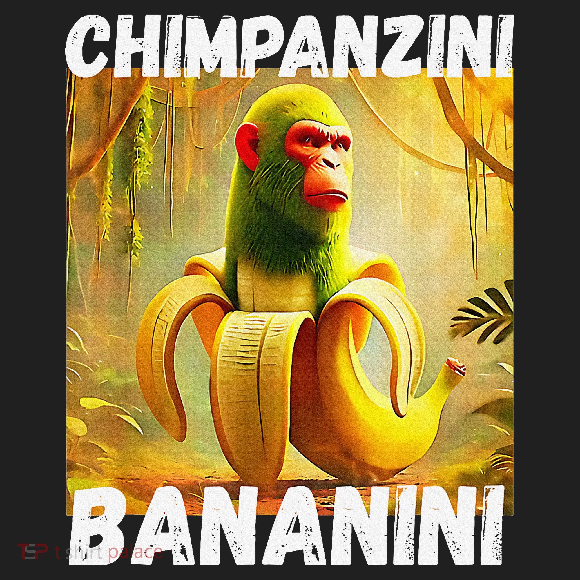 Shimpanzini Bananini Italian Brainrot Chimpanzee And Banana Beanie