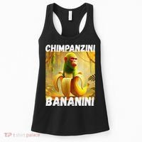 Shimpanzini Bananini Italian Brainrot Chimpanzee And Banana Women's Tank Top thumb 0