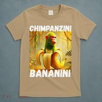 Shimpanzini Bananini Italian Brainrot Chimpanzee And Banana T-Shirt thumb 5