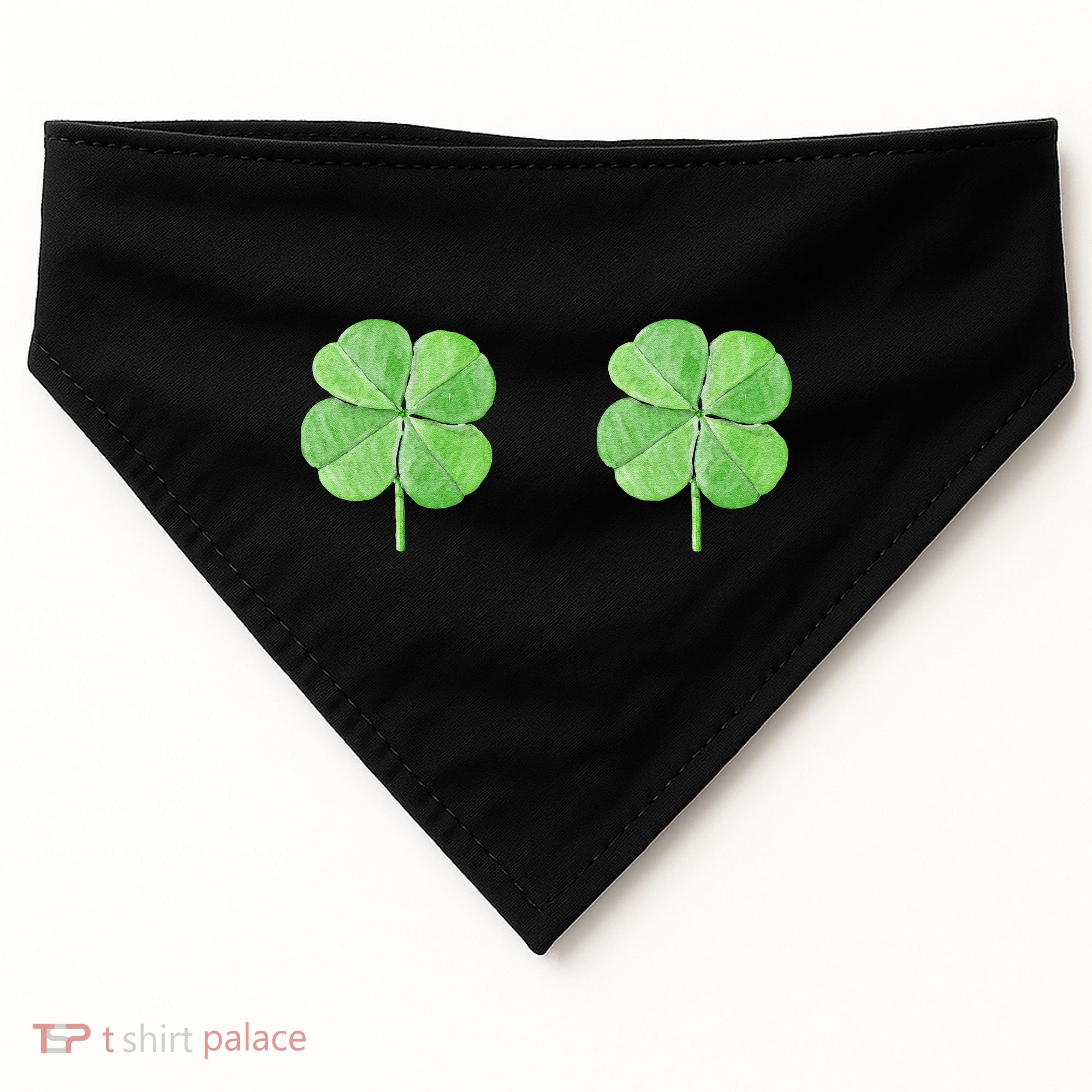 Shamrock Boobs Irish Saint St.Patrick's Patty's Day USA-Made Doggie Bandana