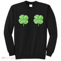 Shamrock Boobs Irish Saint St.Patrick's Patty's Day Sweatshirt thumb 0