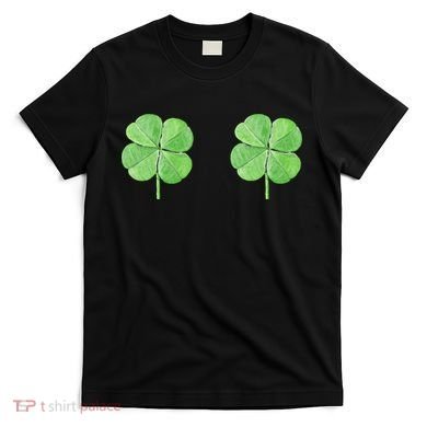 Shamrock Boobs Irish Saint St.Patrick's Patty's Day T-Shirt