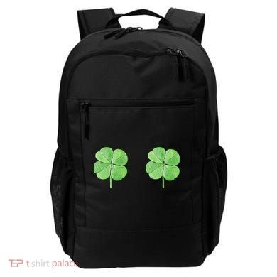 Shamrock Boobs Irish Saint St.Patrick's Patty's Day Backpack