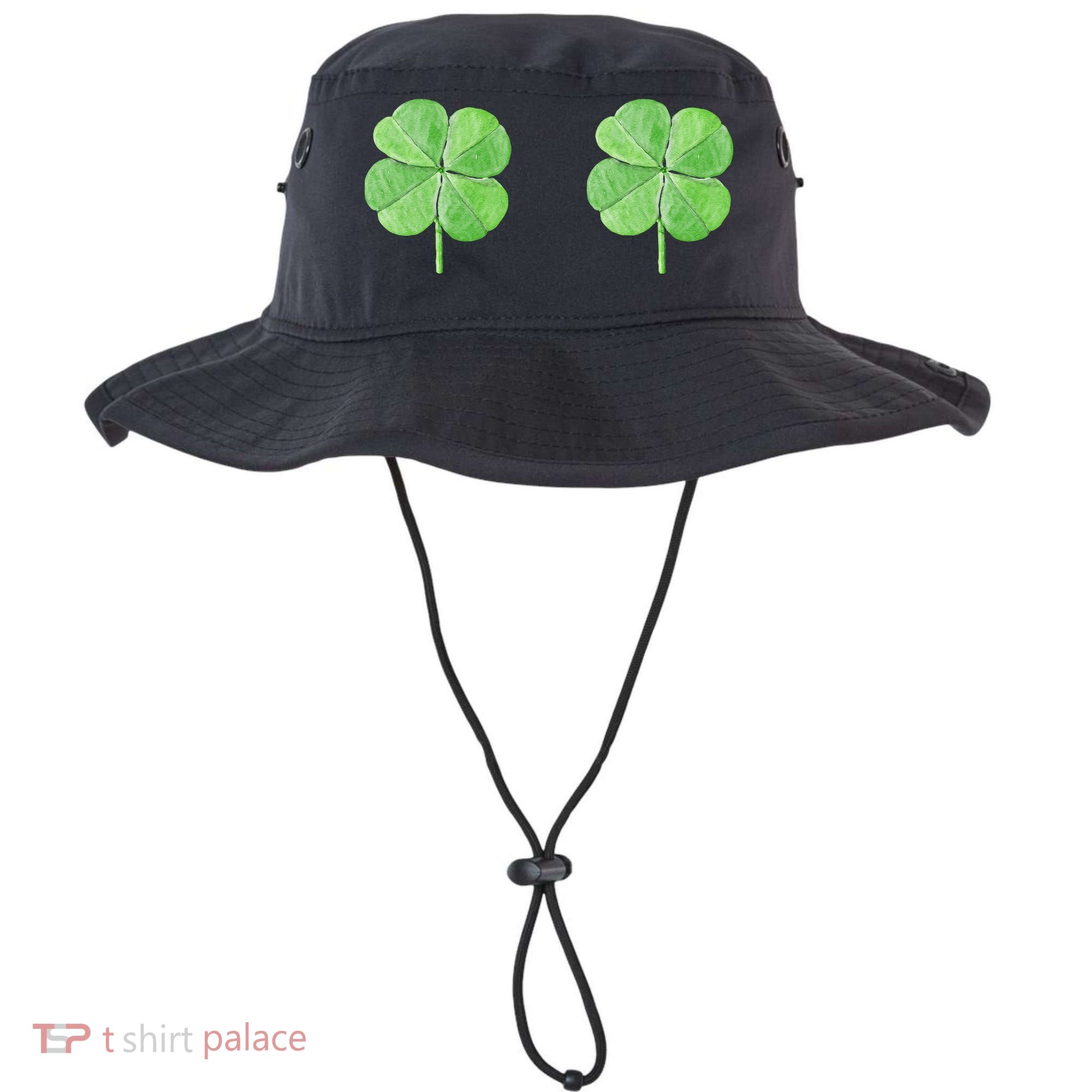 Shamrock Boobs Irish Saint St.Patrick's Patty's Day Bucket Hat