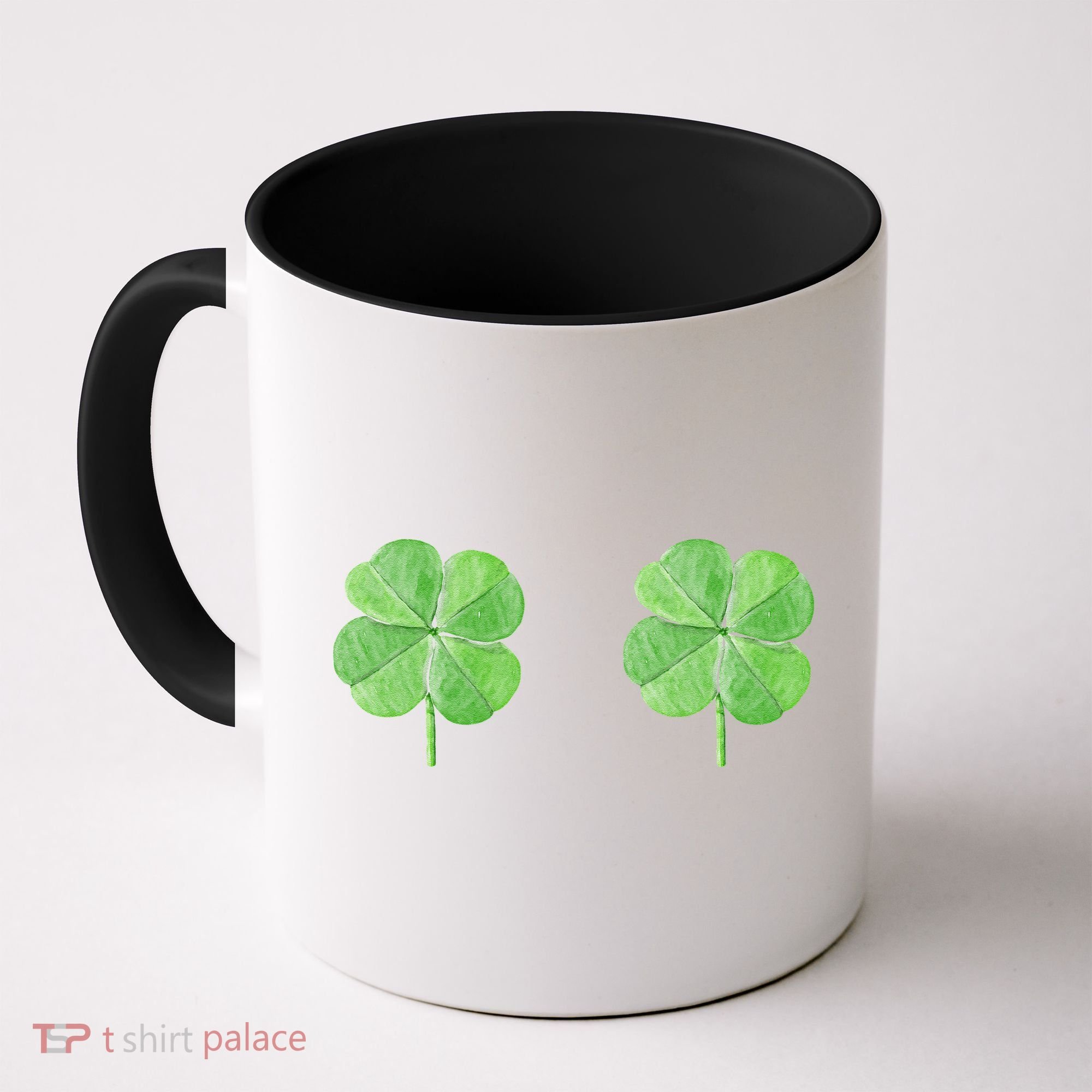 Shamrock Boobs Irish Saint St.Patrick's Patty's Day Coffee Mug