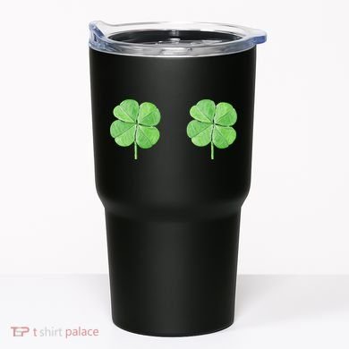 Shamrock Boobs Irish Saint St.Patrick's Patty's Day Tumbler