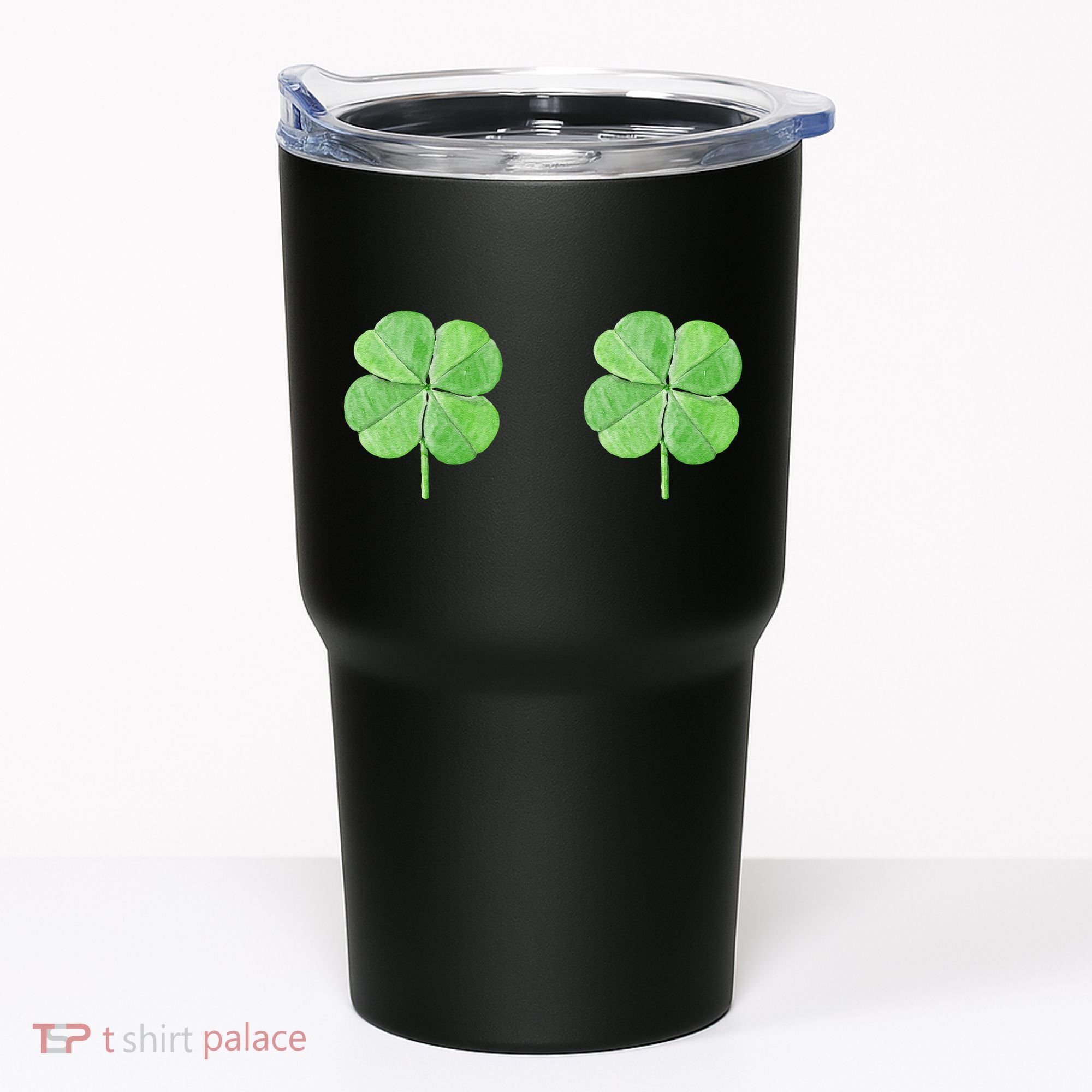 Shamrock Boobs Irish Saint St.Patrick's Patty's Day Tumbler