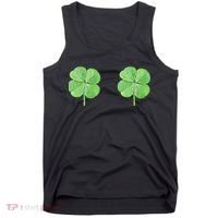Shamrock Boobs Irish Saint St.Patrick's Patty's Day Tank Top thumb 0