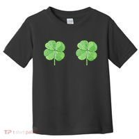 Shamrock Boobs Irish Saint St.Patrick's Patty's Day Toddler T-Shirt thumb 0