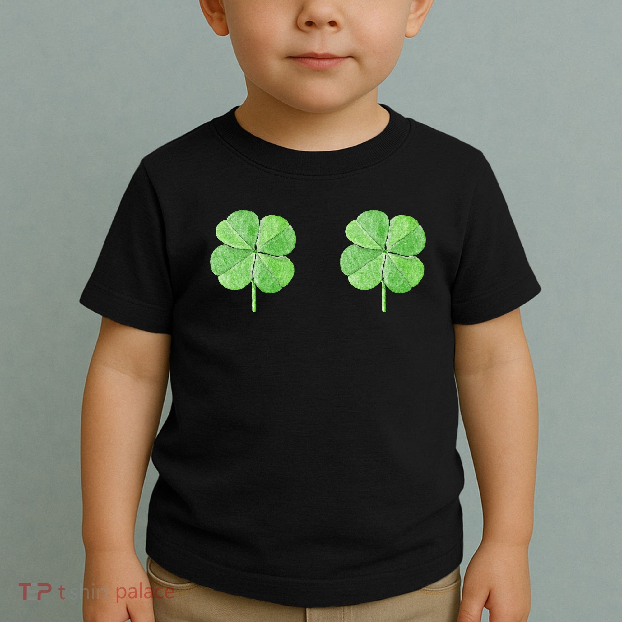 Shamrock Boobs Irish Saint St.Patrick's Patty's Day Toddler T-Shirt