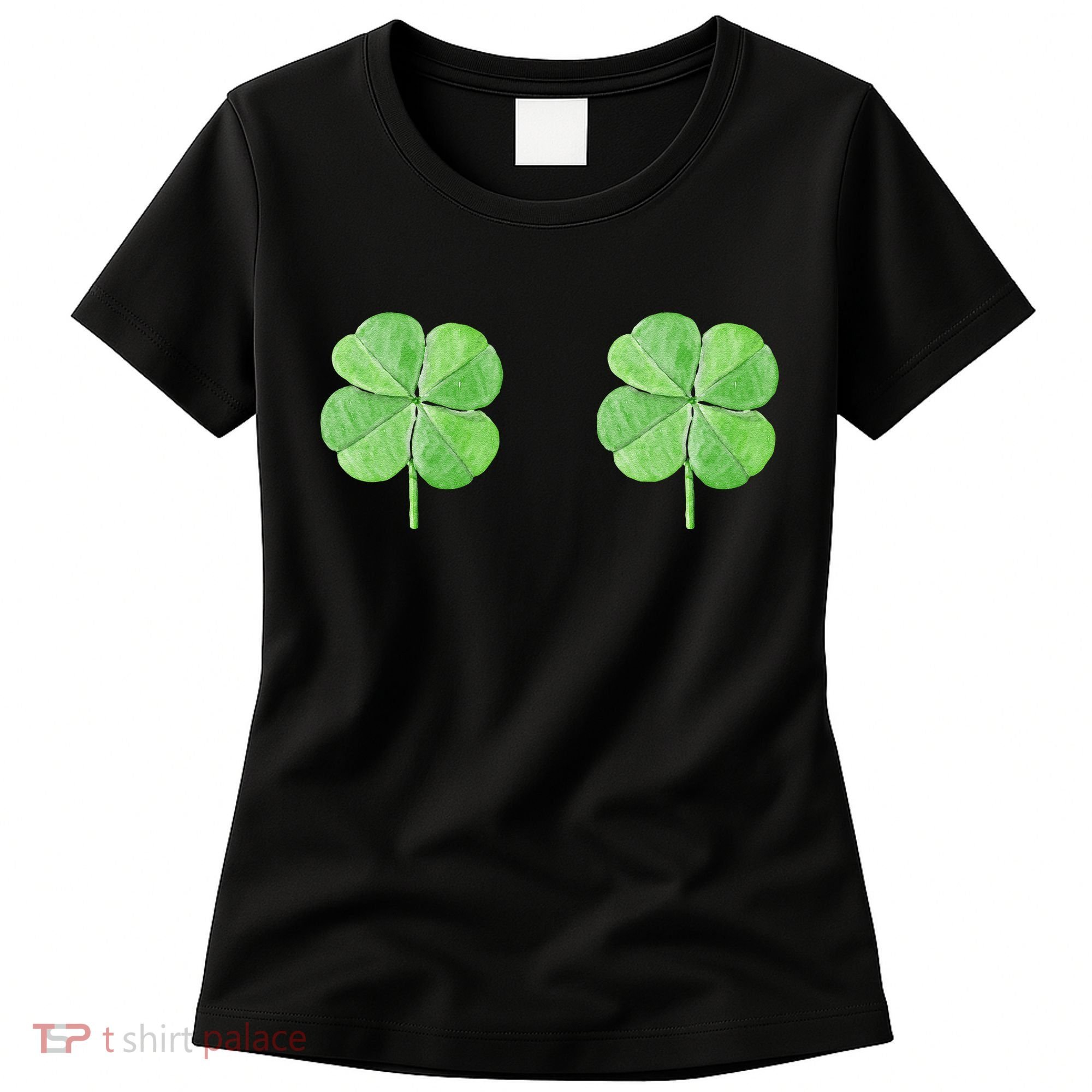 Shamrock Boobs Irish Saint St.Patrick's Patty's Day Women's T-Shirt