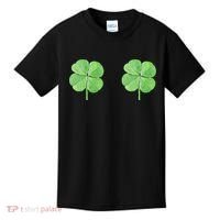 Shamrock Boobs Irish Saint St.Patrick's Patty's Day Kids T-Shirt thumb 0