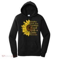 Sunflower Born In October Birthday Gift For Women Women's Hoodie thumb 0
