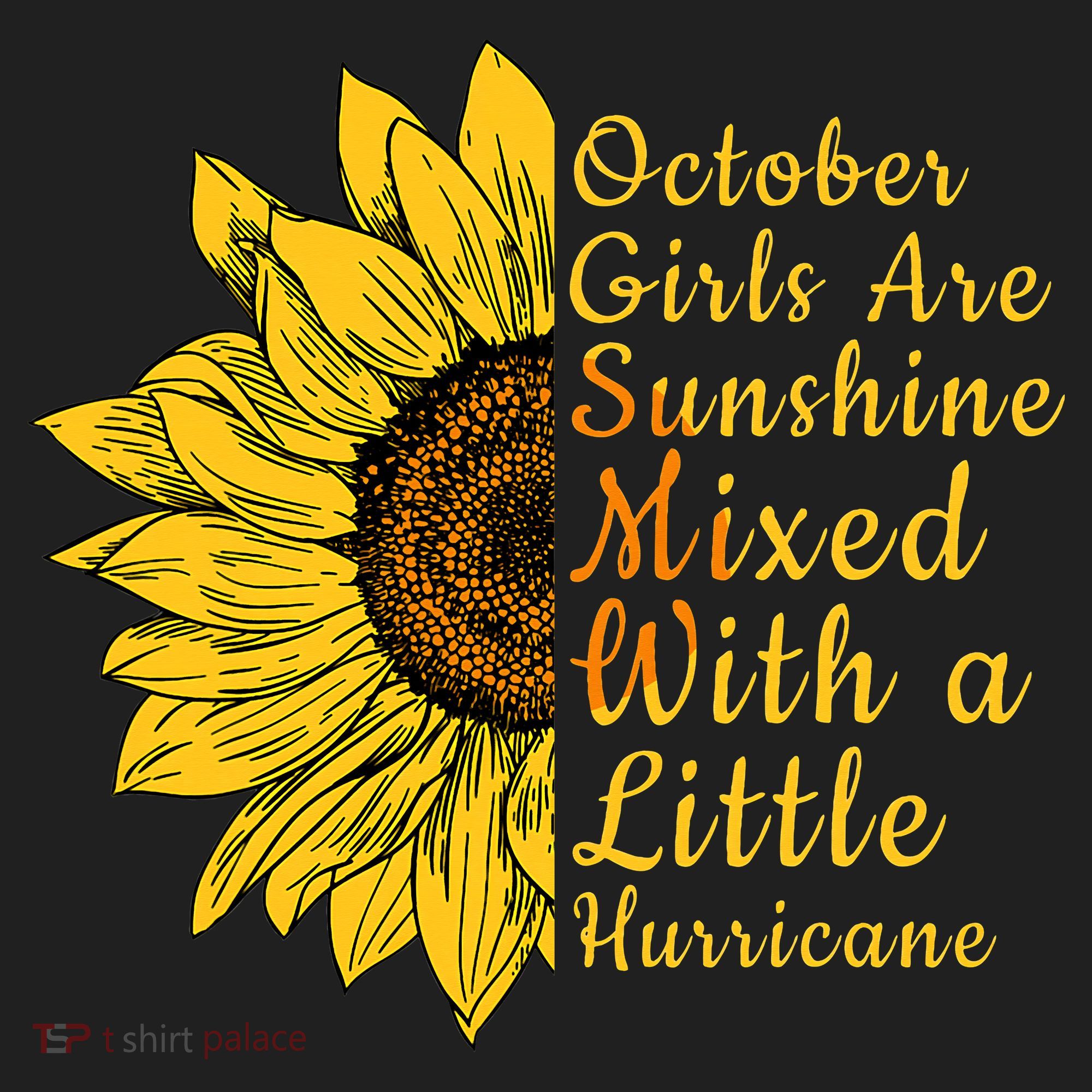 Sunflower Born In October Birthday Gift For Women Hat