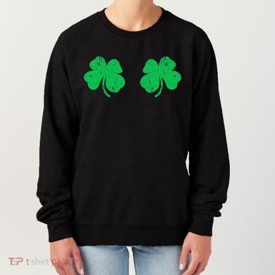 Shamrock Boobs Irish St Patricks Day Women's Sweatshirt