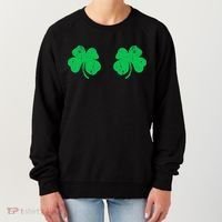 Shamrock Boobs Irish St Patricks Day Women's Sweatshirt thumb 0