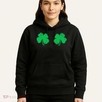 Shamrock Boobs Irish St Patricks Day Hoodie thumb 5