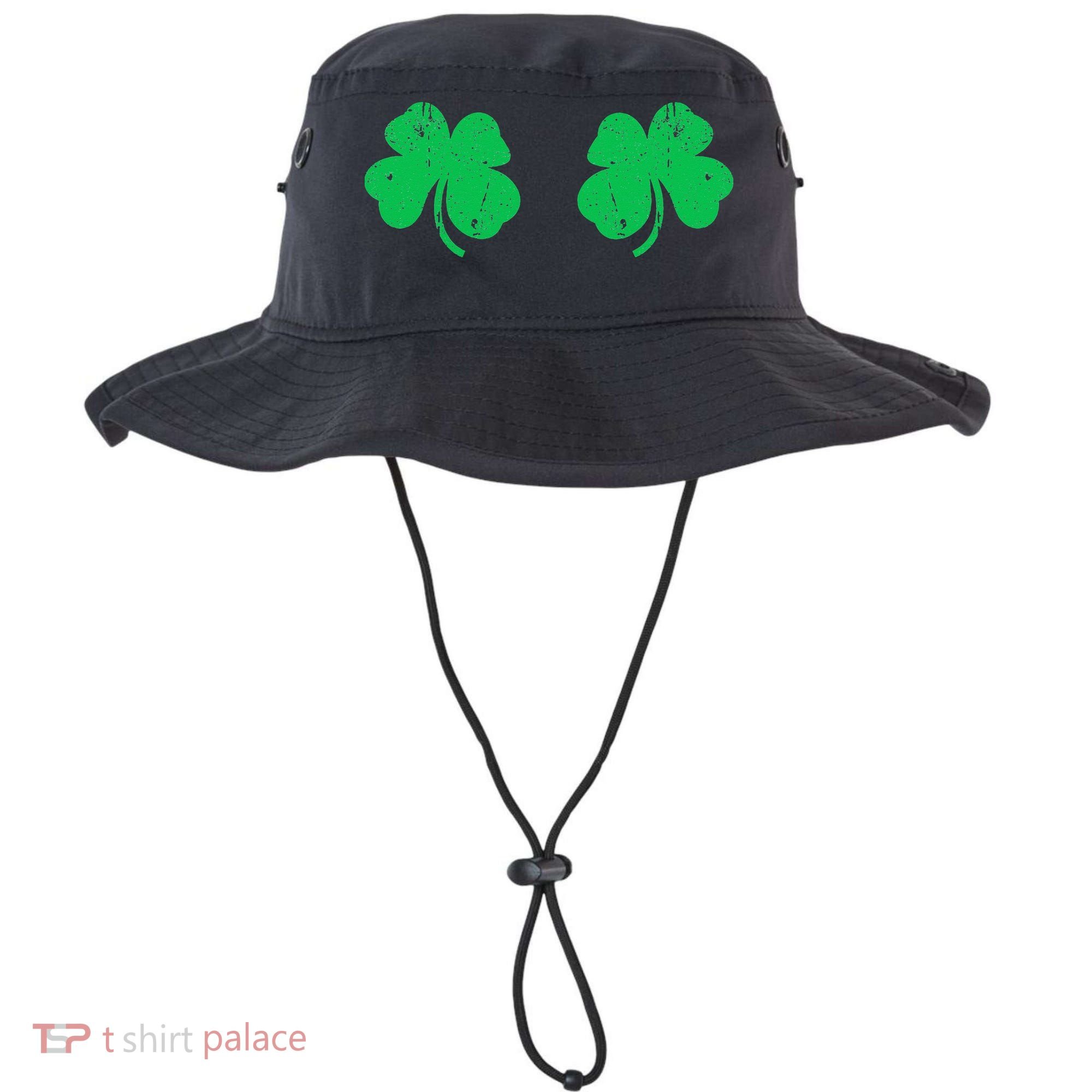 Shamrock Boobs Irish St Patricks Day Bucket Hat