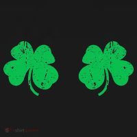 Shamrock Boobs Irish St Patricks Day Polo thumb 3
