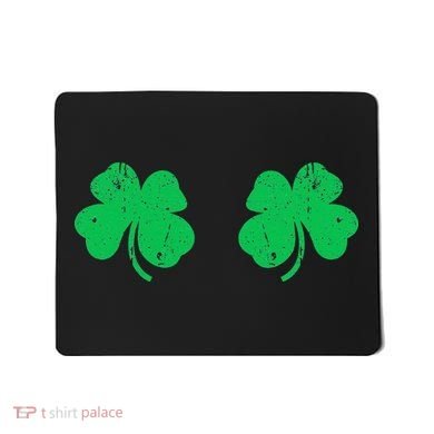 Shamrock Boobs Irish St Patricks Day Mousepad