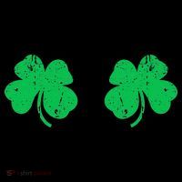 Shamrock Boobs Irish St Patricks Day Mousepad thumb 1