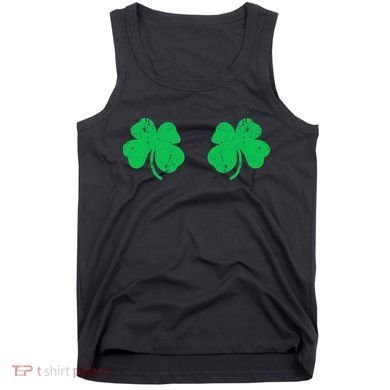Shamrock Boobs Irish St Patricks Day Tank Top