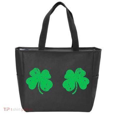Shamrock Boobs Irish St Patricks Day Bag