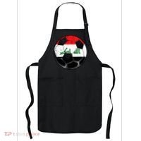 Soccer Ball Iraq Flag Iraqi Apron thumb 0