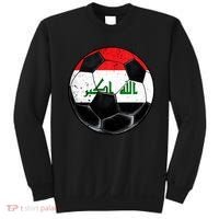 Soccer Ball Iraq Flag Iraqi Sweatshirt thumb 0