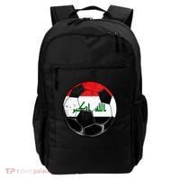 Soccer Ball Iraq Flag Iraqi Backpack thumb 0