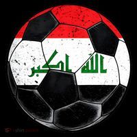 Soccer Ball Iraq Flag Iraqi Women's Hoodie thumb 2