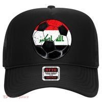 Soccer Ball Iraq Flag Iraqi Hat thumb 0