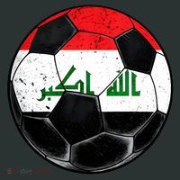 Soccer Ball Iraq Flag Iraqi Infant Baby Jersey Bodysuit thumb 2