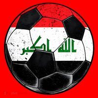 Soccer Ball Iraq Flag Iraqi Santa Hat thumb 1