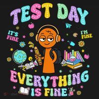 Spru Bruh Its Test Day You Got This Runki Toy Women's Hoodie thumb 2