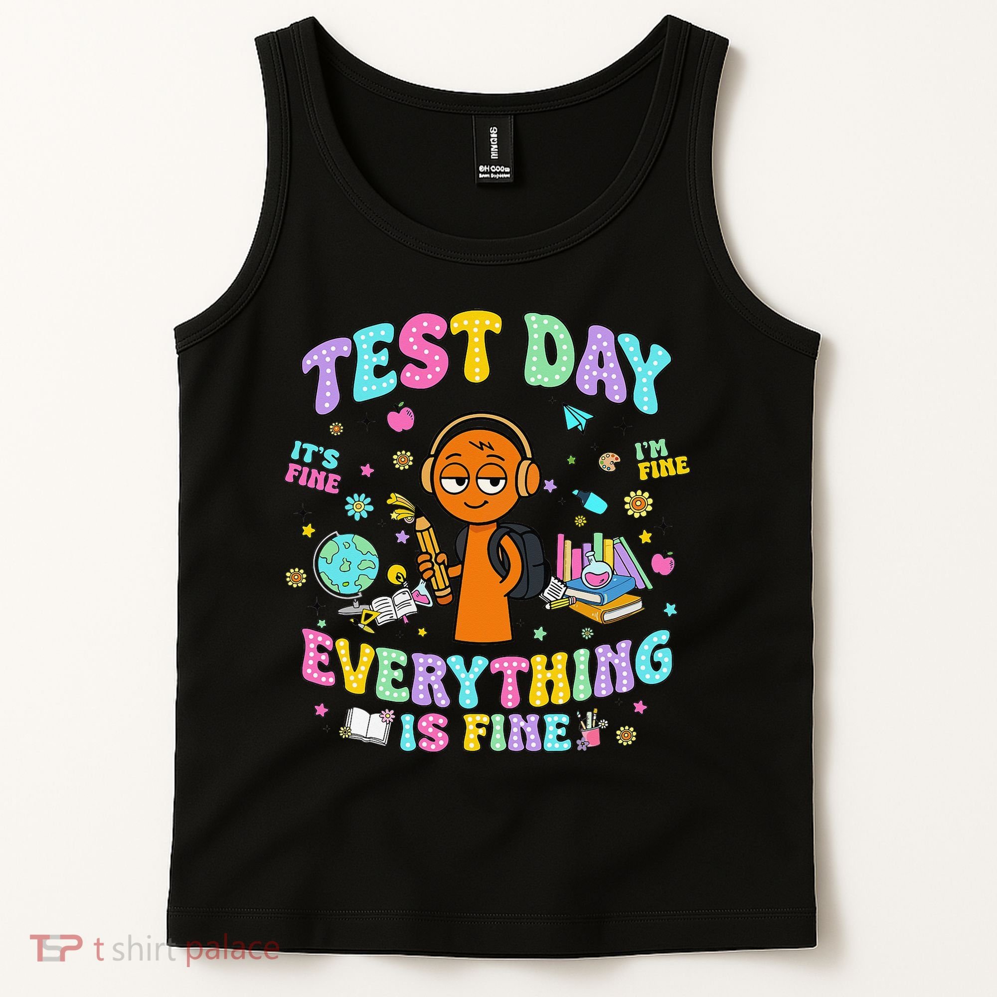 Spru Bruh Its Test Day You Got This Runki Toy Tank Top