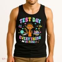 Spru Bruh Its Test Day You Got This Runki Toy Tank Top thumb 3