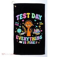 Spru Bruh Its Test Day You Got This Runki Toy Golf Towel thumb 0