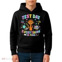 Spru Bruh Its Test Day You Got This Runki Toy Kids Hoodie thumb 4